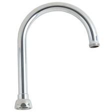 CHICAGO FAUCETS GN2AH8JKABCP Spout,Brass,Fits Chicago Faucets 26Y277