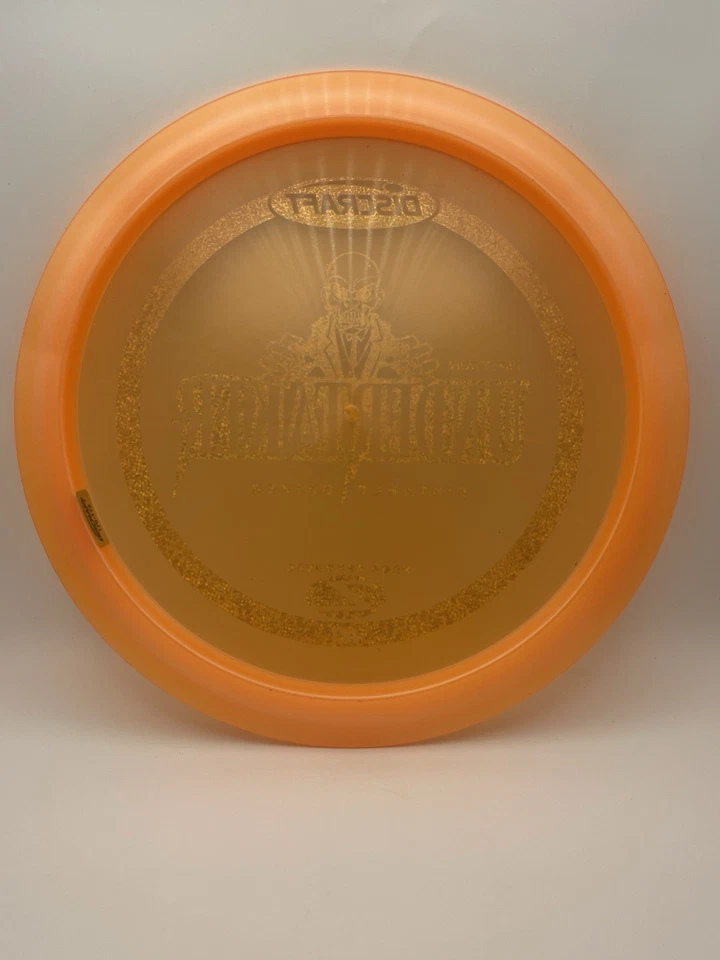 Discraft Disc Golf 1st Run Orange Z Undertaker 172g Party Time Holofoil Stamp. - Image 4 of 4