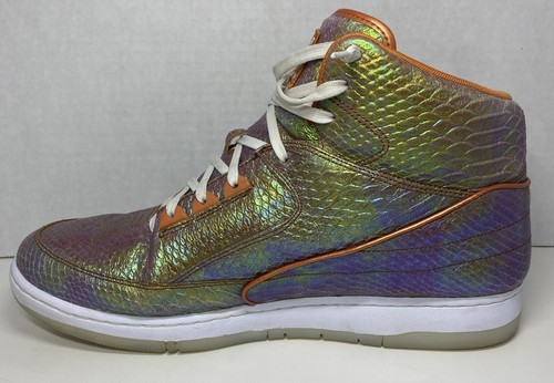 2015 Nike Air Python Iridiscente Talla 15 705066 202 Tenis de Cuero ¡Sin Plantillas! - Imagen 7 de 23