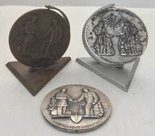 Vintage Lot of 3 American Heart Association Awards For Service and Achievement