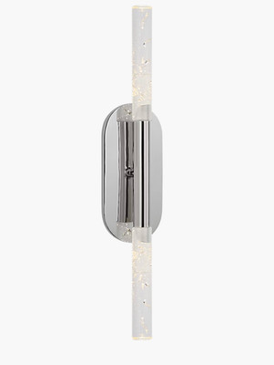 Visual Comfort Kelly Wearstler Rousseau Medium Vanity Sconce polished nickel