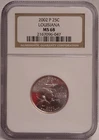 2002 Louisiana Washington Quarter NGC MS68