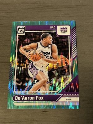 De'Aaron Fox /149 - 2024-25 Donruss Optic Green Shock #219 Kings