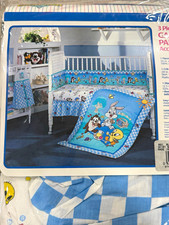 Baby Looney Tunes Garden Party 3pc Crib Accessory Set