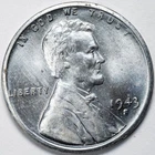 1943-S Steel Lincoln Wheat Penny Uncirculated BU