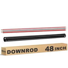 48" Ceiling Fan Downrod Accessories with Extended Wires, Only Ceiling Fans(Bl...