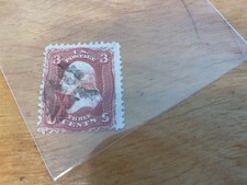 US Scott#88A 1868 3cent George Washington, Lake, perf 12, with APS certification