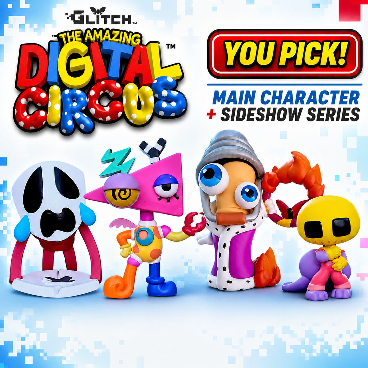 The Amazing Digital Circus Animiniz YOU PICK Figure Main Character