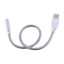 4 Pieces USB Reading Lamp High Brightness LED Flexible Gooseneck Light