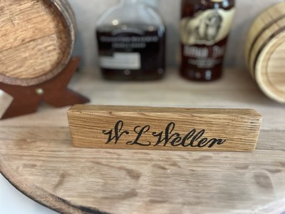 WL Weller Bourbon Whiskey Barrel Stave Unique Bourbon Gift Bourbon Basket Gift