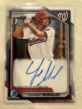 YOHANDY MORALES Bowman Chrome 2024 Auto