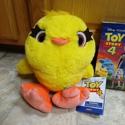 Disney Store Toy Story 4 Talking Bunny & Ducky Plushes W/4k Ultra