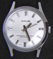Avalon Silver Textured Dial Men