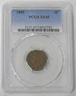 1885 XF-45 BN INDIAN HEAD CENT, PCGS GRADED COIN, SEE PICTURES