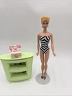 VINTAGE BLONDE PONYTAIL BARBIE DOLL #4 POODLE BANGS SOLID BODY GORGEOUS!!