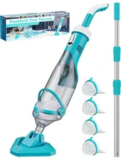 Cordless Pool Vacuum With Telescopic Pole