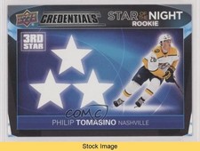 2021 Credentials 3rd Star of the Night Rookies Philip Tomasino #3SR-4 READ kr0