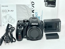 Pentax K-70 Black Body 10204 Shutter Count Excellent Condition Limited Edition