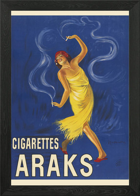 Cigarettes Araks Vintage Poster by  Framed Wall Art Poster Canvas Print Picture