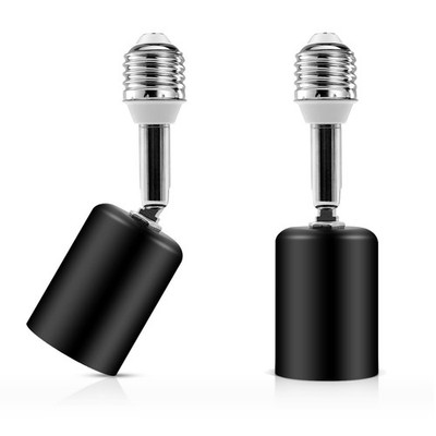Ceramic Light Bulb Socket Extender, Heat-Resistant E26/E27 Light Socket Adapt...