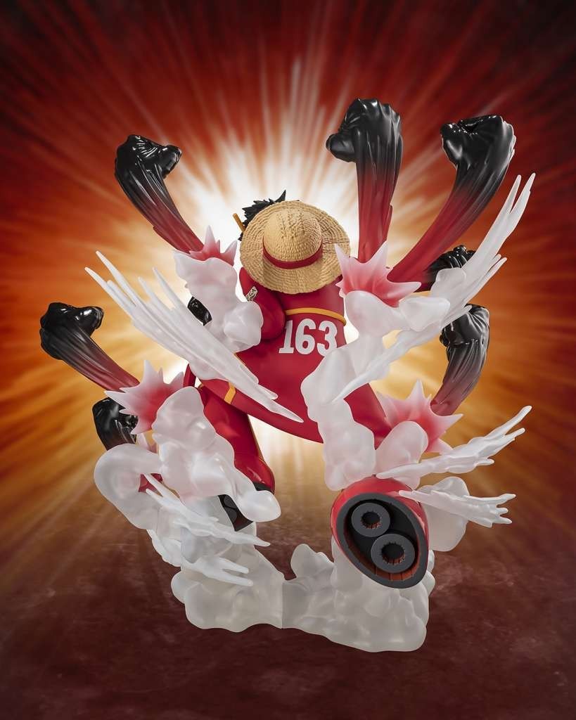 Figurine Luffy Hawk Gatling Figuarts ZERO avec effets de combat - 4