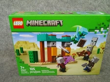 LEGO MINECRAFT The Illager Desert Patrol 21267 - 105 pcs brand new in box sealed