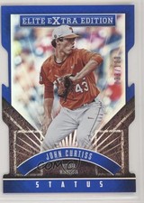 2015 Panini Elite Extra Edition Status Blue Die-Cut 33/100 John Curtiss #161 s3g