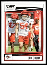 2022 Score Leo Chenal Kansas City Chiefs #354