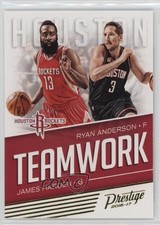 2016-17 Panini Prestige Teamwork James Harden Ryan Anderson #23 0it8