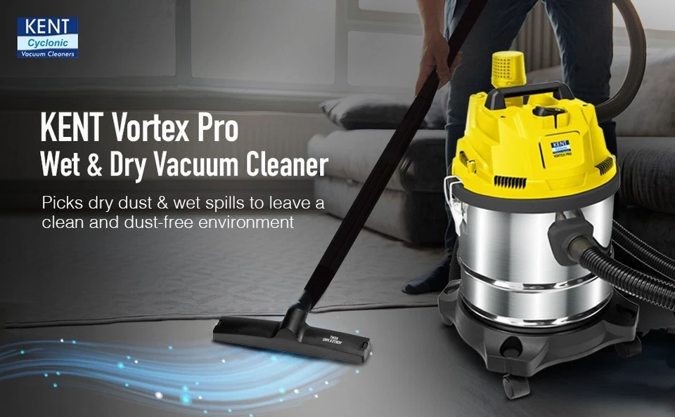 KENT Vortex Pro Wet & Dry Vacuum Cleaner Blower Function 1200W 220V HEPA Filter - Image 2 of 4
