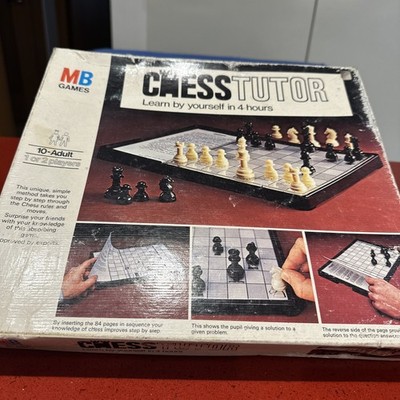 Schachlehrer selbst lernen in 4 Stunden MB Spiele 1975 mit Anleitungsblättern
