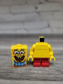 LEGO 3818 SpongeBob Bikini Bottom Minifigure w/ Flower Necklace Nickelodeon 