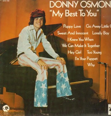 Donnie Osmond My best to you NEAR MINT Kolob Vinyl LP