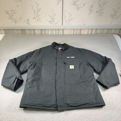 carhartt デトロイトジャケット　detroit jacket 48 Vintage Carhartt C03 BLK Detroit Jacket Mens 48 Black Duck Coat