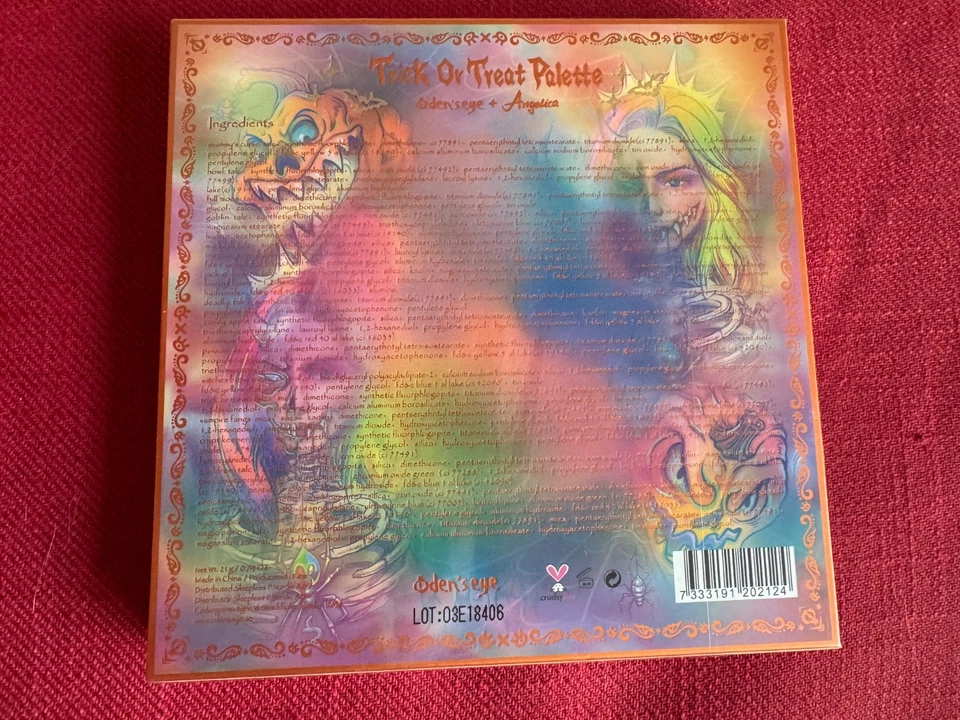 Oden's Eye + Angelica Nyqvist Halloween Trick Or Treat Palette Neu im Plastik - Bild 2 von 3