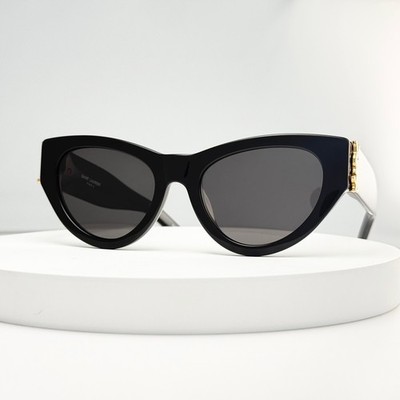 Saint Laurent SL M94 Cat Eye Sunglasses Black Frame 53-20-145 Made in Italy