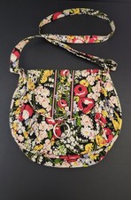 VERA BRADLEY FLORAL MULTICOLOR CROSSBODY Magnetic Flap Quilted Bag. 8028