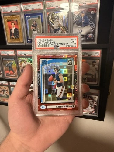 2024 Panini Donruss - Rated Rookie Caleb Williams #327 Optic Preview Red Pandora