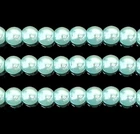 6mm Baby Blue Round Pearl Imitation Faux Pearl Glass beads DIY Jewellery Making