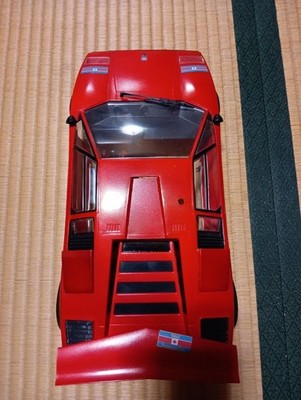【希少】タミヤ1/12RCカウンタックLP500Sボディパーツ Tamiya RC Car Body, Scale: 1/12 Lamborghini Countach LP500S / From