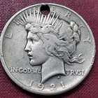 1921 Silver Peace Dollar 1$ Better Grade Details #99684v