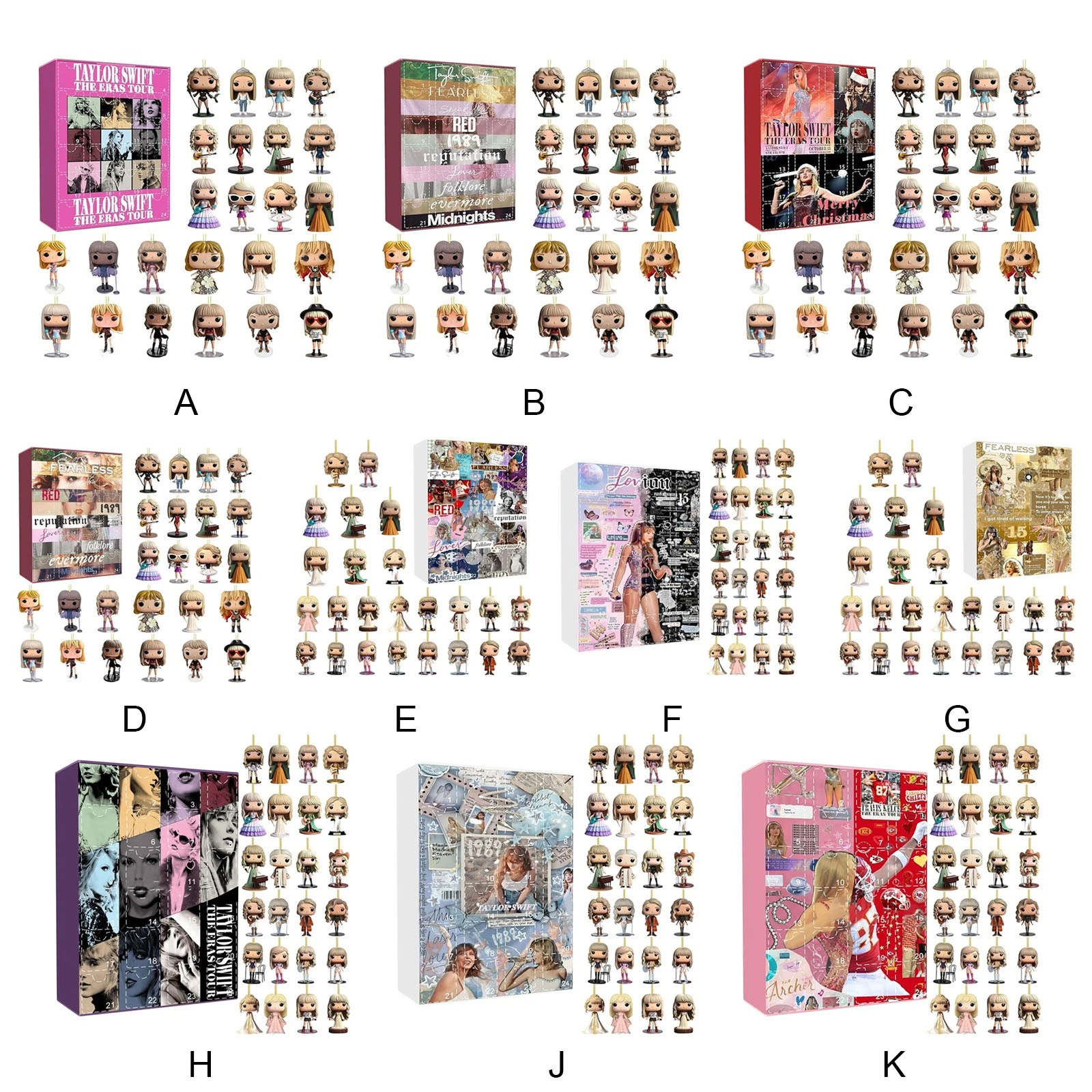 Taylorr Swifts Advent Calendars 2025 Mini Blind Boxes 2D