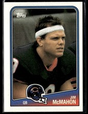 1988 Topps #69 Jim McMahon Bears Football Card 2601E
