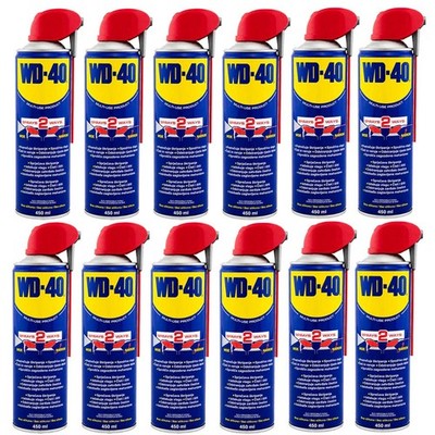 12x 450ml WD-40 Multifunktionsprodukt Vielzweckspray Spray Rostlöser Kriechöl