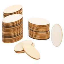 Holzteile 40x20x2mm, 60 St&uuml;ck f&uuml;r ovale Holzformen roh geschnitten