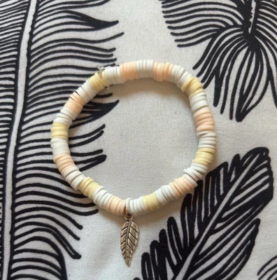 Bracelet Perle Plate - Photo 1/2