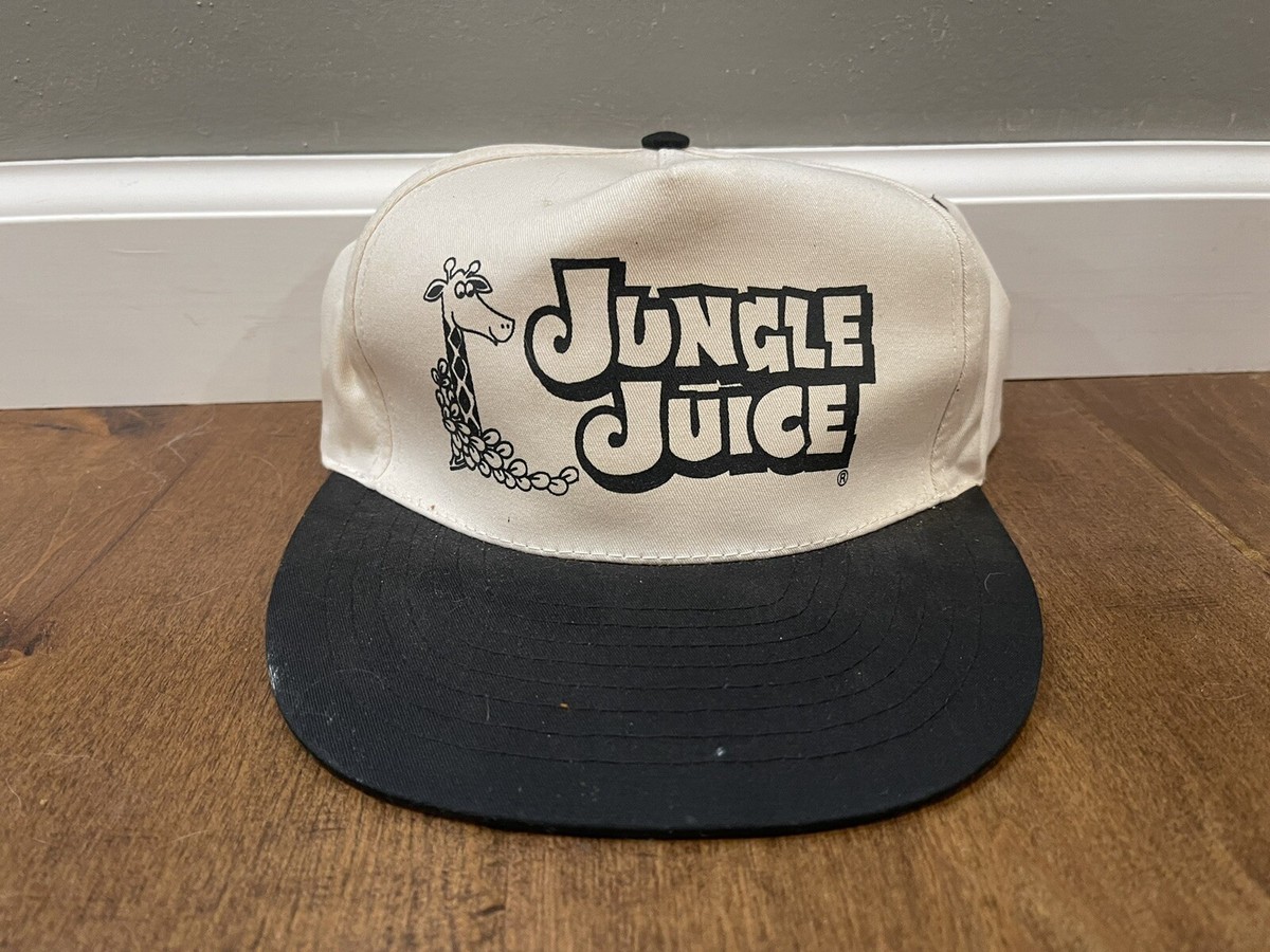 Vintage Jungle Juice Giraffe Drink Nissin Black Adjustable