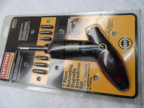 Craftsman Professional Ratcheting Magnetic Screwdriver Set Germany Part # 47471 - Picture 4 of 8