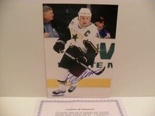 Brendan Morrow Autographed Signed Dallas Stars 8 X 12 Photo COA NICE AUTOGRAPH!