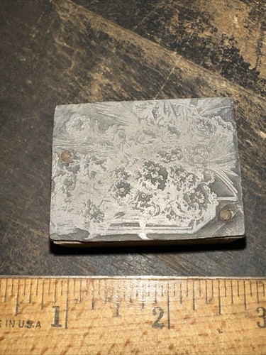 Print Block ( Floral Arrangement ) Nice Image!